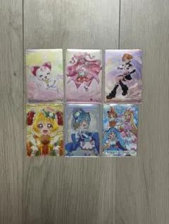 プリキュアカードセット 6枚