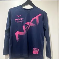 Mizuno NXT ネイビー 長袖Tシャツ Sサイズ