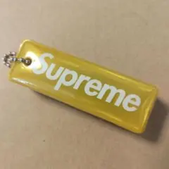 Supreme イエロー キーホルダー
