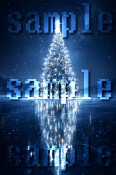 氷上のツリー（2L判 写真アート・幻想風景）