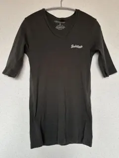 JACKROSE Vネック七分袖Tシャツ オリーブドラブ サイズ４のサムネイル