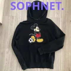 SOPHNET. 正規品 ミッキーマウス パーカー M ブラックのサムネイル