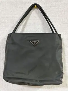 PRADA ナイロン トートバッグ カーキグレーのサムネイル
