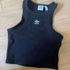 adidas　ブラック タンクトップ S 即購入可