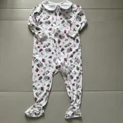 クリスマス柄ロンパース H&M 足付き
