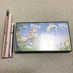 Disney アイシャドウパレット ブラウン系　 ペンシル３本セット