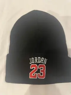JORDAN 23 ニット帽 黒