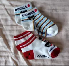 【未使用品】DOUBLE.B ミキハウス　靴下2足セット 13-15