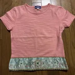 BURBERRY BLUE LABEL 刺繍 半袖 Tシャツ ピンク Mのサムネイル