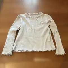 長袖カットソー 薄紫