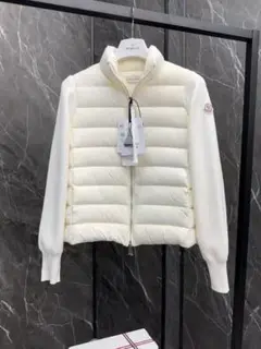 moncler ホワイト ダウンジャケット