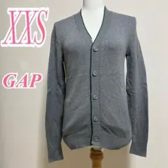 GAP Vネック カーディガン グレー XXS　ニット　きれいめコーデ　オフィスのサムネイル
