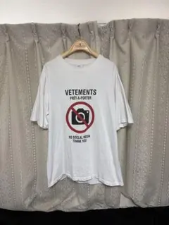 VETEMENTS Tシャツ M オーバーサイズ ヴェトモンアンチソーシャル