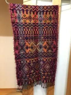 多色幾何学模様ストール