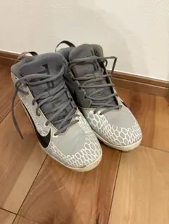 Nike トラウト　スパイク 28cm グレー/ホワイト
