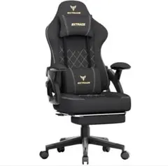 GXTRACE ゲーミングチェア オットマン付き 145°リクライニング