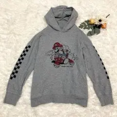 UNIQLO キッズパーカー スーパーマリオコラボ グレー 150