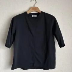美品　J.PRESS ジェイプレス ブラック 半袖Tシャツ Мサイズ シンプルのサムネイル
