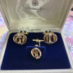 ゴールド　カフリンクス　ヴィンテージ 2025年最新】カフリンクスの人気アイテム - メルカリ