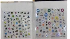 2点セット　 たまごっち ネイルシールコレクション CとD