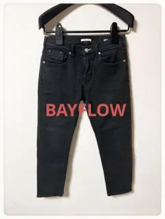 ☘️P1☘BAYFLOW ブラック ストレッチ スキニーデニム 3のサムネイル