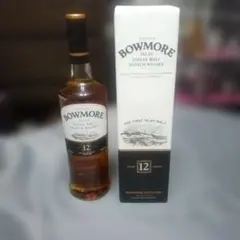 BOWMORE レジェンド 旧ボトル　蒸留所ラベル　円筒付き　古酒ウイスキー BOWMORE レジェンド 旧ボトル 蒸留所ラベル 円筒付き 古酒ウイスキー