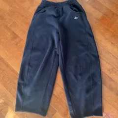 alo ネイビースウェットパンツ ポケット付き