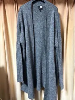 H&M H＆M エイチアンドエム 長袖 カーディガン グレー 灰色 S M