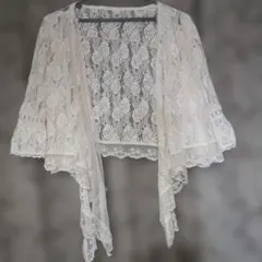 axes femme レースボレロ アイボリーのサムネイル