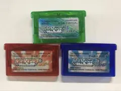 ポケットモンスター ルビー・サファイア・エメラルド 3本セット