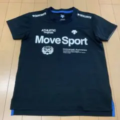X1485 ブラック S DESCENTE スポーツ　Tシャツ メンズのサムネイル