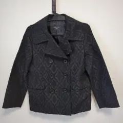 COMME CA ISM ブラックジャケット 130A