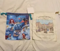 【未使用】巾着 2枚セット 東京ディズニーシー 15周年 東京ランドホテル