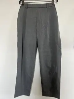 ユニクロ スマートスタイル アンクルパンツ　グレー　レディースL