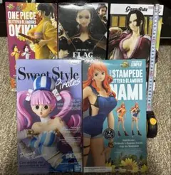 ワンピース フィギュア（大） 5体セット まとめ売りのサムネイル