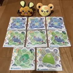 ポケモン フェイスぬいぐるみクリップ アクリルパズルキーホルダー