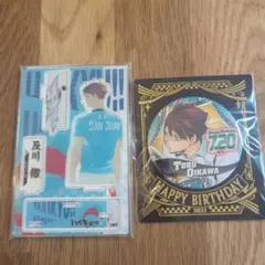 ハイキュー!!名場面ジオラマフィギュア＆バースデー缶バッジセット　及川徹