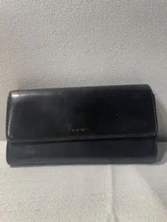 ディーゼルDIESEL長財布開閉ボタン黒本革レザーレディースメンズ