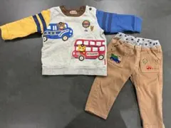 miki House ミキハウス セット売り トレーナー パンツ 上下 80