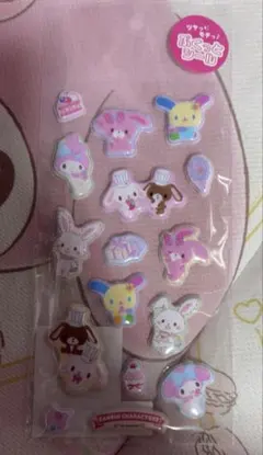 正規品 ぷくっとシール サンリオ ヘイセイウサギ ガールズ
