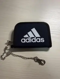 adidas ネイビー 二つ折り財布