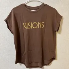MICA&DEAL VISIONS ロゴTシャツ ブラウン 36のサムネイル