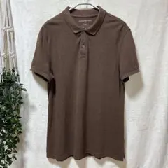 BANANA REPUBLIC 鹿の子 ポロシャツ XL ブラウン 半袖のサムネイル