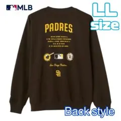 新品　MLB パドレス　トレーナー　LLサイズ　XLサイズ　ブラウン