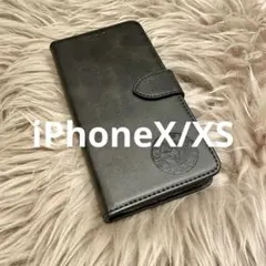 iPhoneX.XSケース 手帳型 レザー柴犬 新品未使用