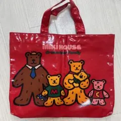 MIKI HOUSE クマのイラスト トートバッグのサムネイル