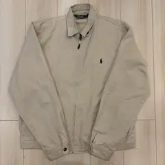 80s-90sラルフ ヴィンテージ スイングトップ 三角タグ ベージュ USA製