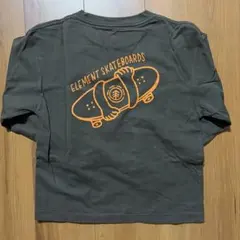 ELEMENT 長袖Tシャツ 140 カーキ スケートボード