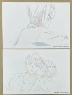 五等分の花嫁　アニメ原画展　原画ポストカード　中野一花　4枚セット