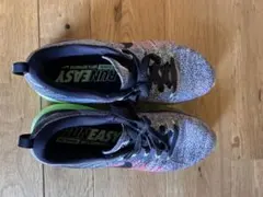 Nike ナイキ ランニングシューズ グレー/マルチカラー フライニットマックス